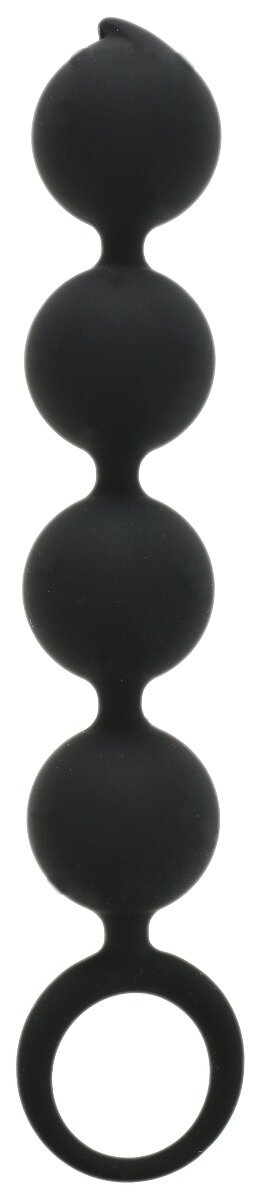 Passion Labs Bile Anale Lovely Beads Silicon Negru 15 cm Sensations