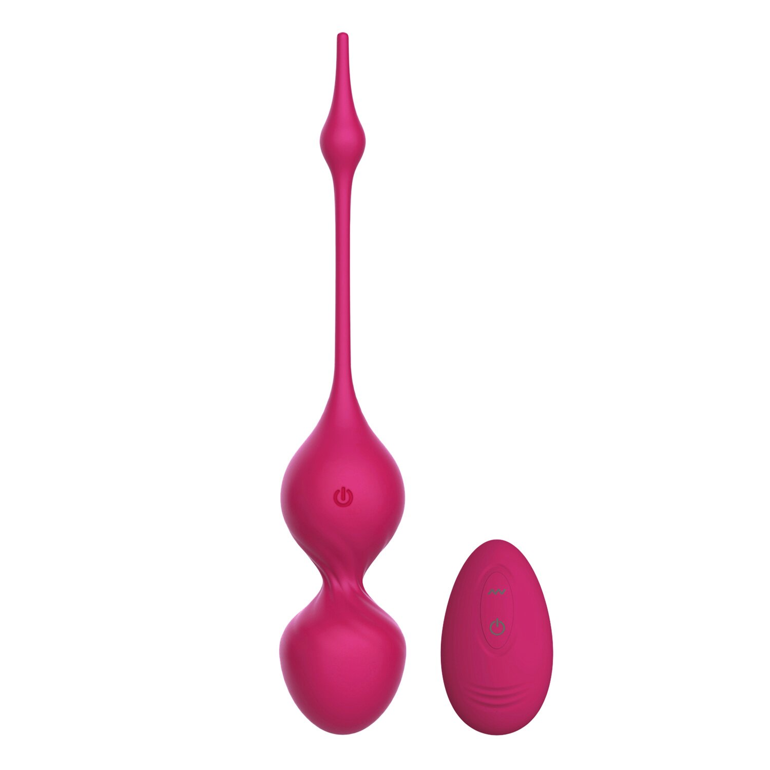 Passion Labs Bile Vaginale Grace Remote Control 10 Moduri Vibratii+3 Viteze Silicon Lichid USB Roz