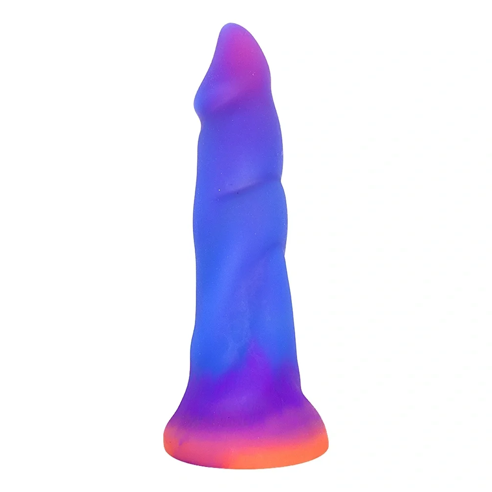Passion Labs Dildo Fantasy No. 58 cu Ventuza Silicon Lichid Rosu Bordeaux 22 cm