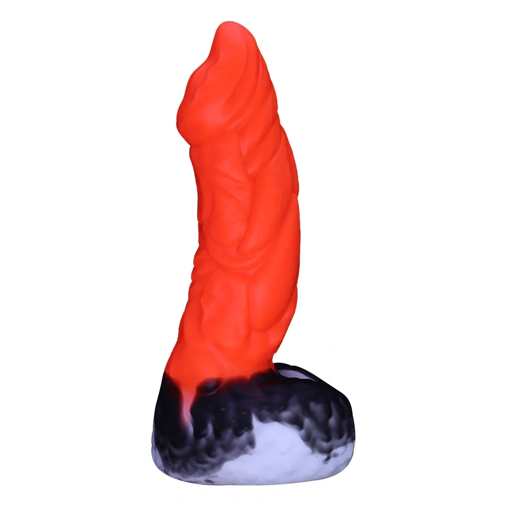Passion Labs Dildo Fantasy No. 60 Silicon Lichid Rosu 20.6 cm