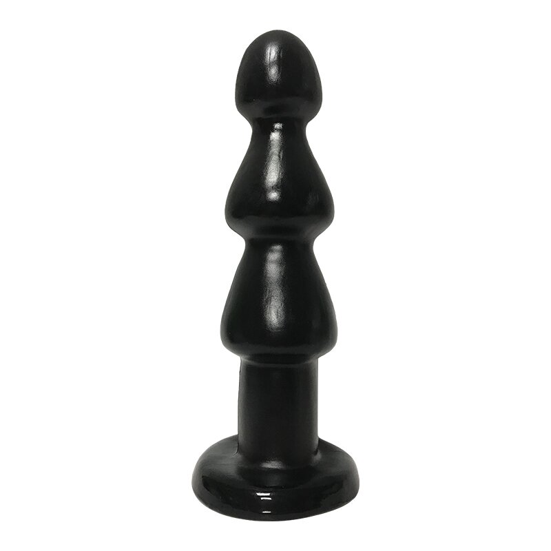 Passion Labs Dildo Porter cu Ventuza PVC Negru 23.5 cm Sensations