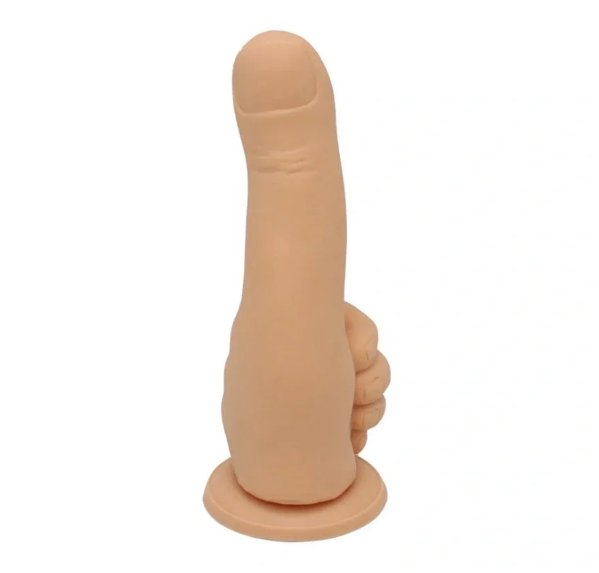 Passion Labs Dildo Thumber-Small Baza cu Ventuza Silicon Lichid Natural 16.5 cm