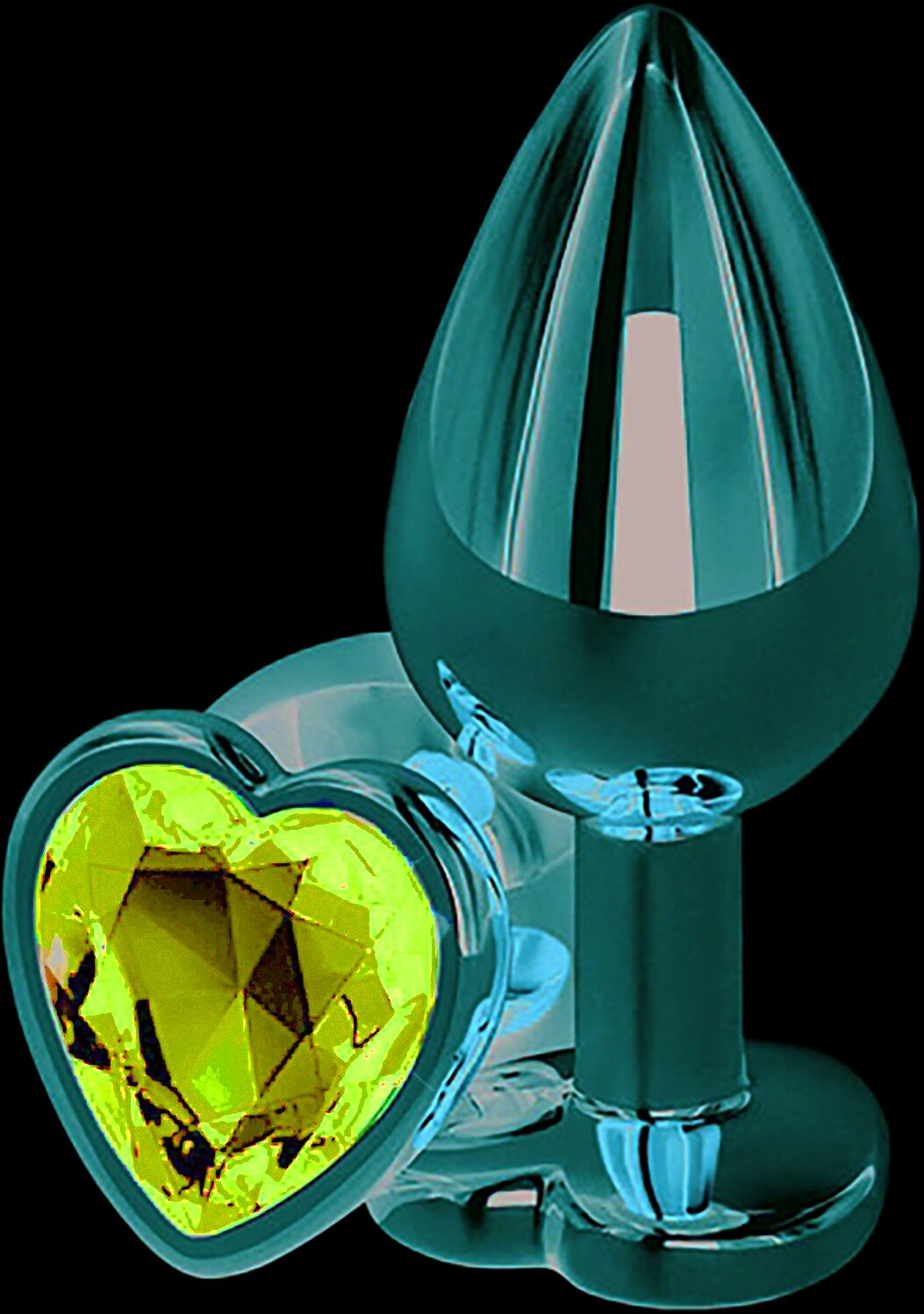 Passion Labs Dop Anal Brilliant Anal Plug Medium Rose Gold Piatra Mov
