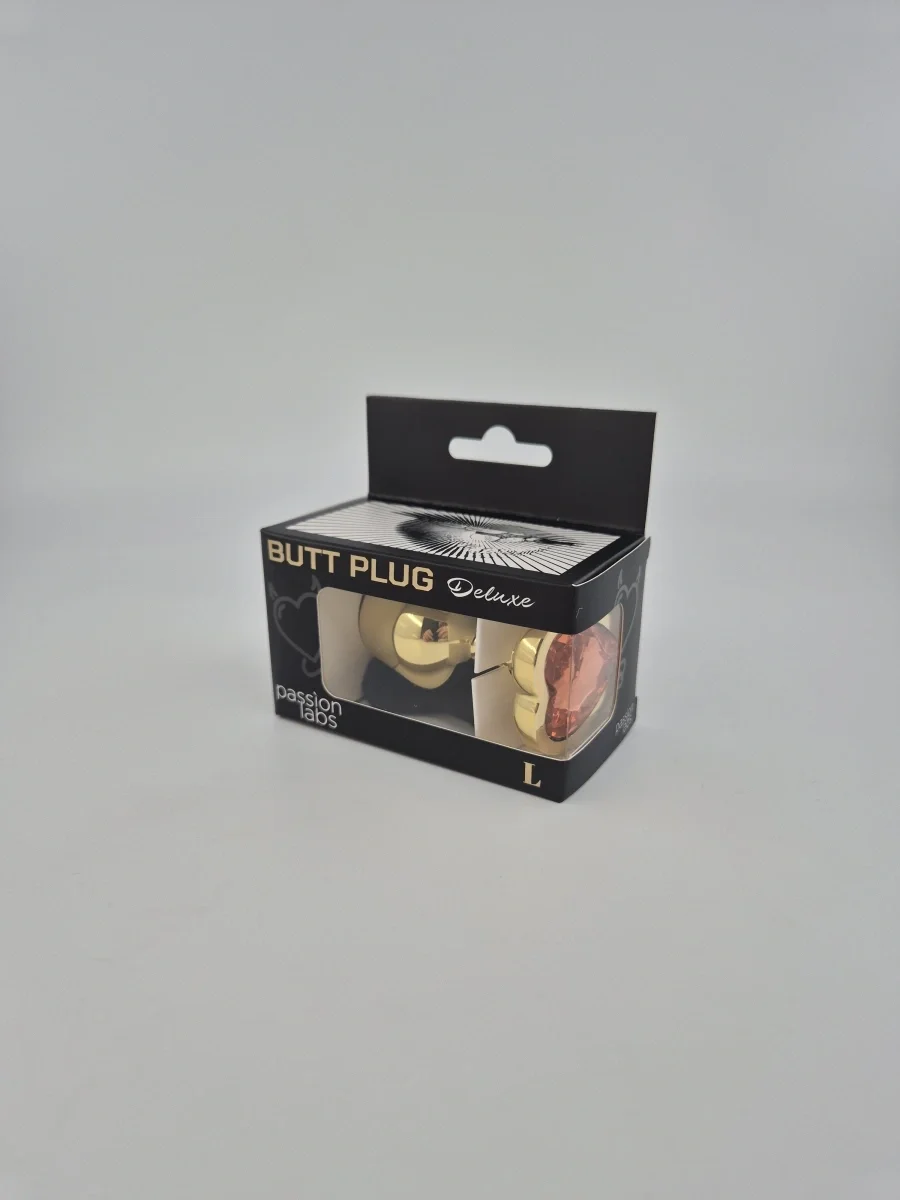 Passion Labs Dop Anal Hearty Buttplug Large Auriu/Portocaliu