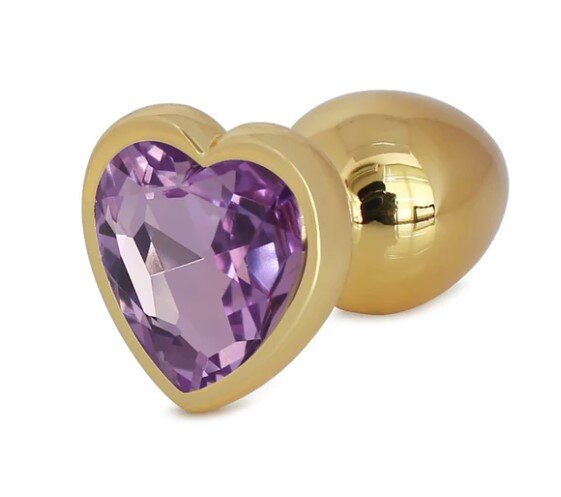 Passion Labs Dop Anal Hearty Buttplug Small Auriu/Mov Deschis