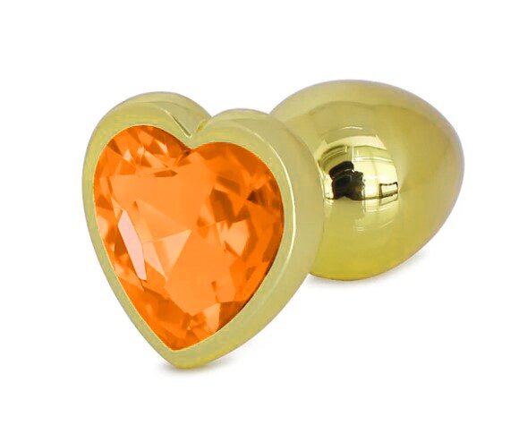 Passion Labs Dop Anal Hearty Buttplug Small Auriu/Portocaliu