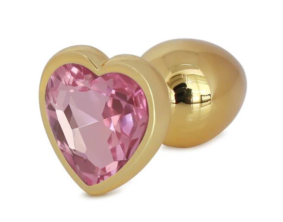 Passion Labs Dop Anal Hearty Buttplug Small Auriu/Roz Deschis