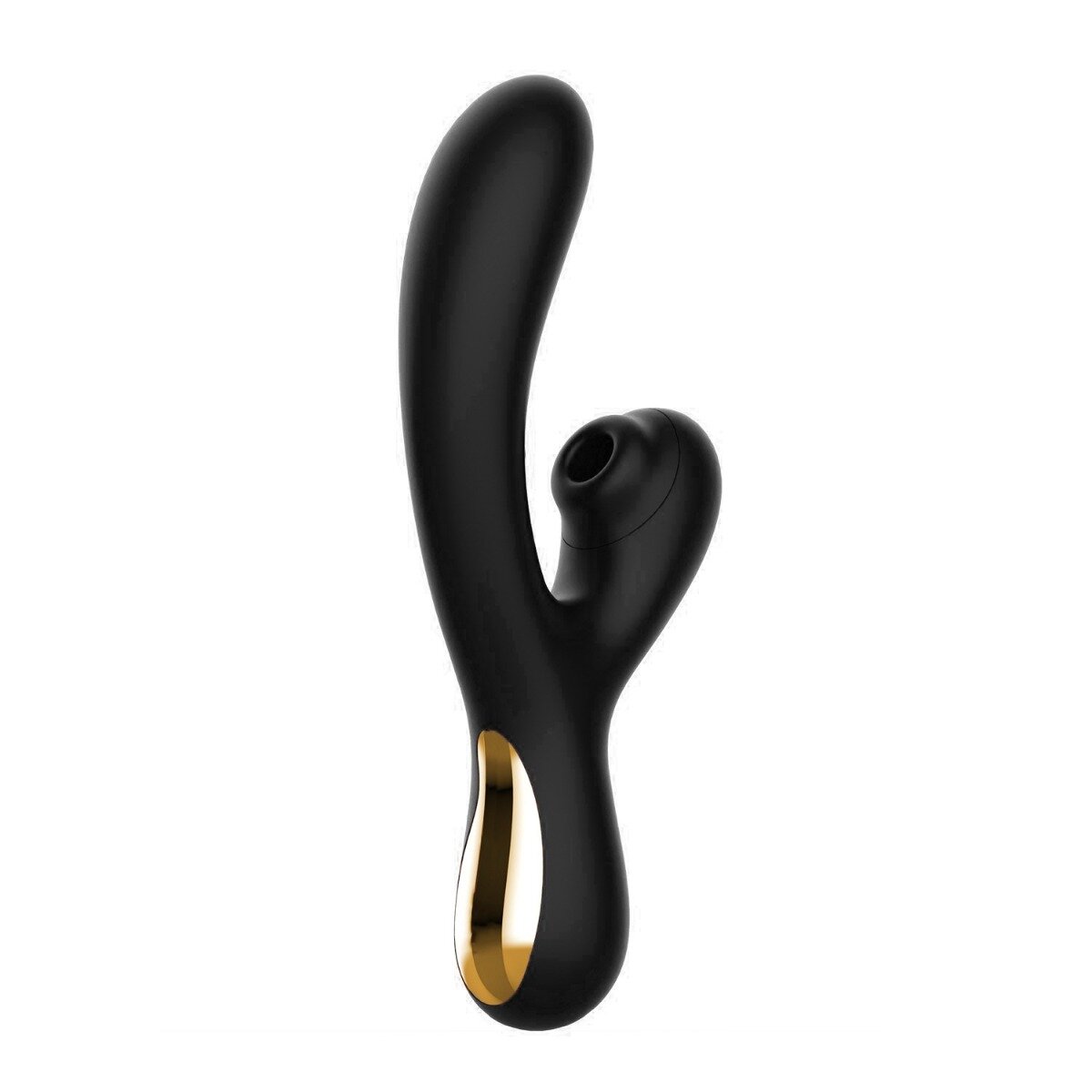 Passion Labs Vibrator Anna G-Spot Vibrating&Sucking Silicon USB Negru