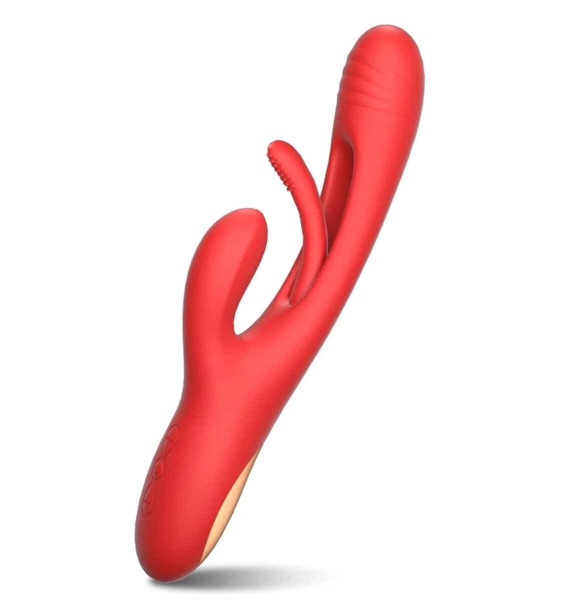 Passion Labs Vibrator Magnus 7 Vibrating & 7 Patting Modes Silicon USB Rosu 24 cm Sensations