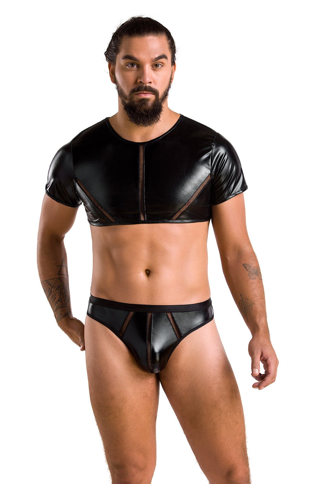 Passion Set 2 Piese Wetlook Peter Negru S/M