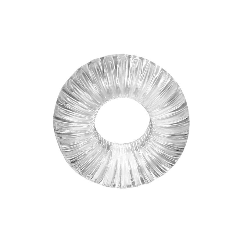 Perfect Fit Inel Erectie Ribbed Transparent