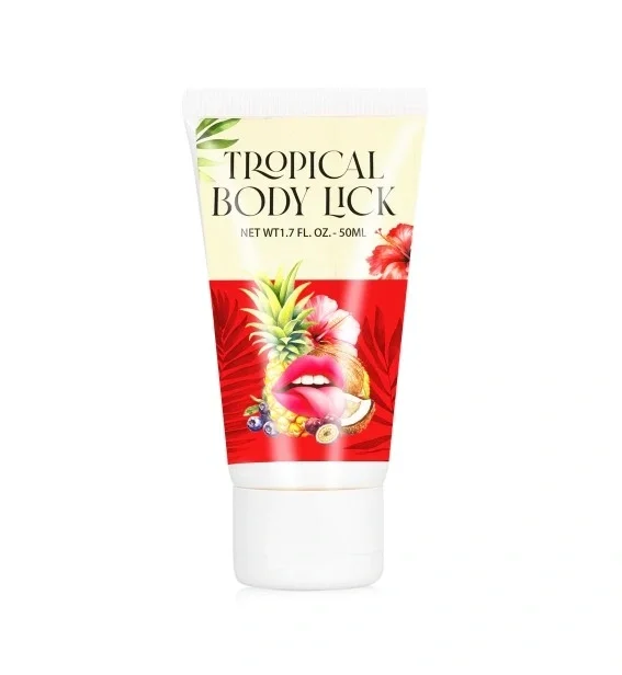 Pharmquests Gel Comestibil pentru corp Body Lick - Tropical 50 ml