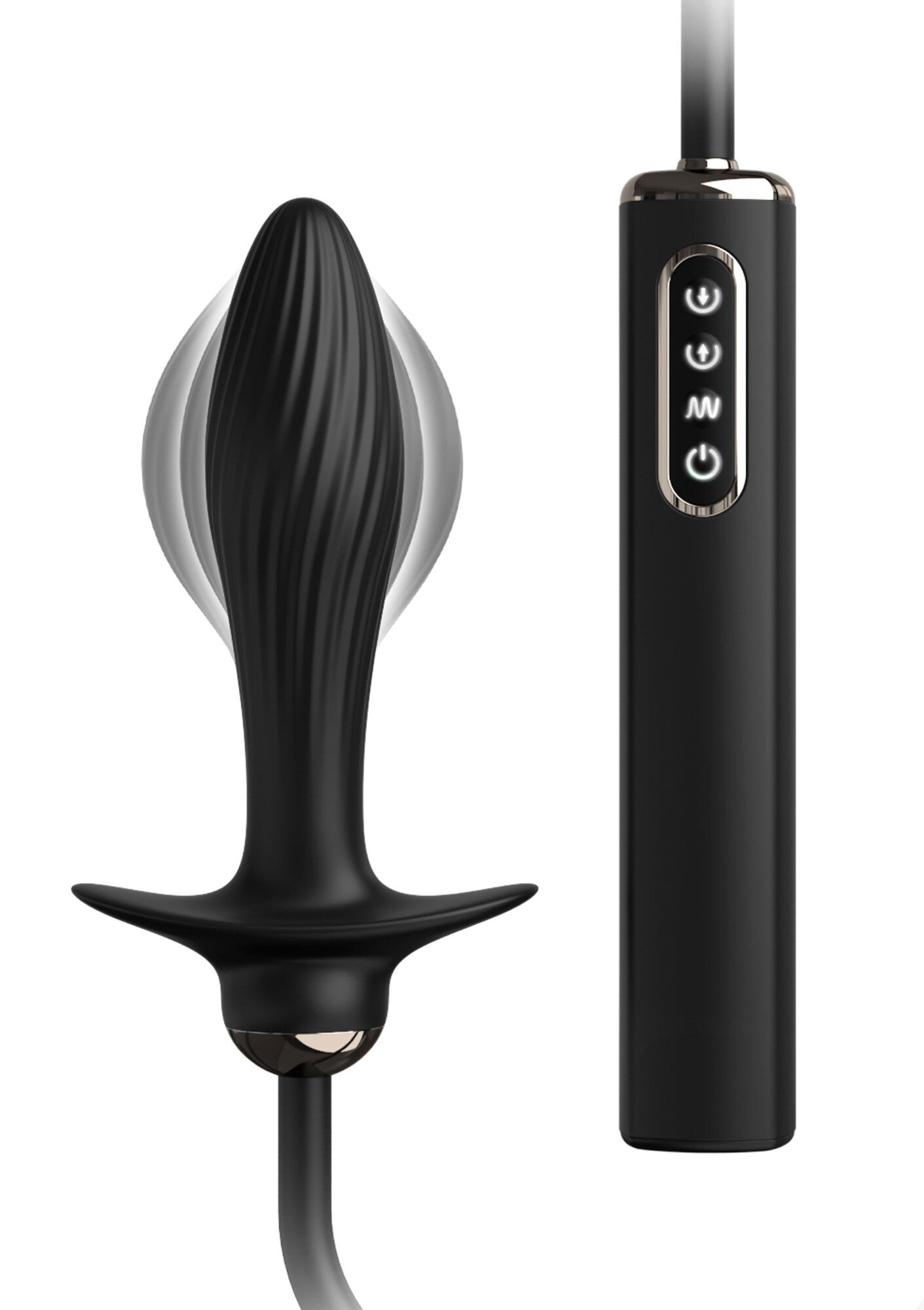 PIPEDREAM Dop Anal Auto Throb Inflatable Vibrating Anal Fantasy Silicon USB