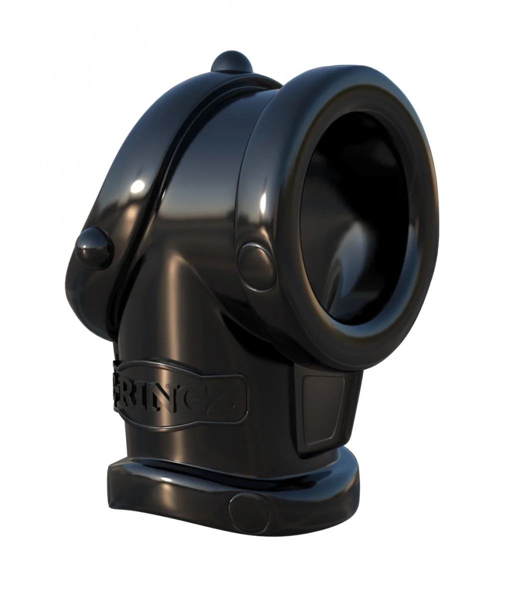 PIPEDREAM Inel de Penis si Testicule Cock Pipe Ball-Stretcher TPR Negru