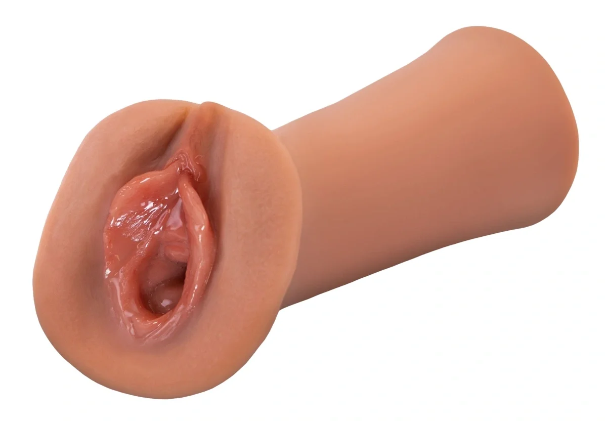 PIPEDREAM Masturbator Juicy Snatch Fanta Flesh Autolubrifiant Maro 14 cm