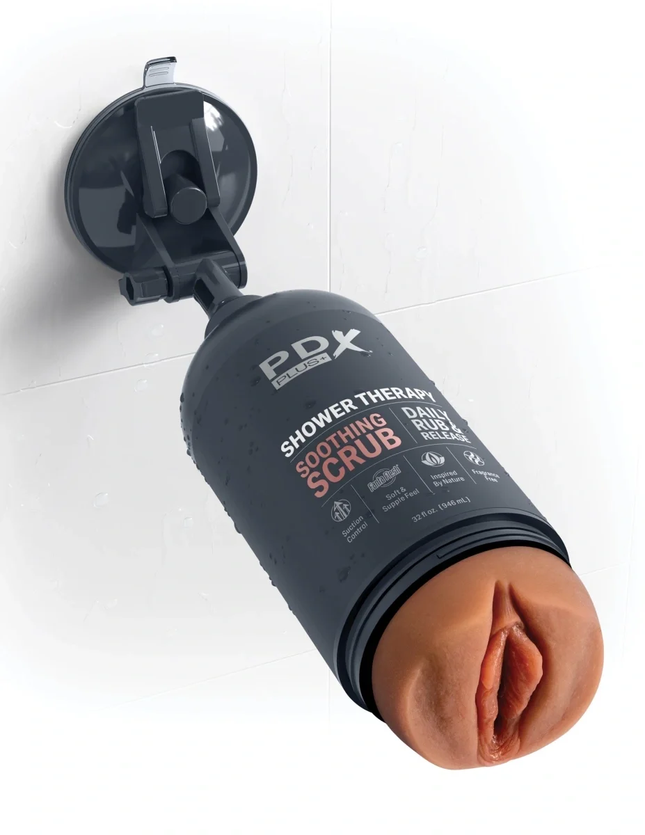 PIPEDREAM Masturbator Shower Therapy Soothing Scrub Fanta Flesh Maro 20.7 cm