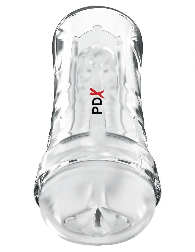 PIPEDREAM Masturbator Super Luscious Lips Auto-Lubrifiant TPE Clear 21.1 cm