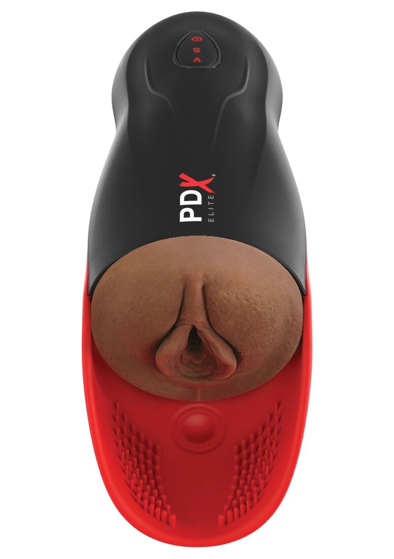 PIPEDREAM Masturbator Vagin Fuck-O-Matic 2 10 Moduri Vibratie 5 Moduri Suctiune Maro 26.8 cm