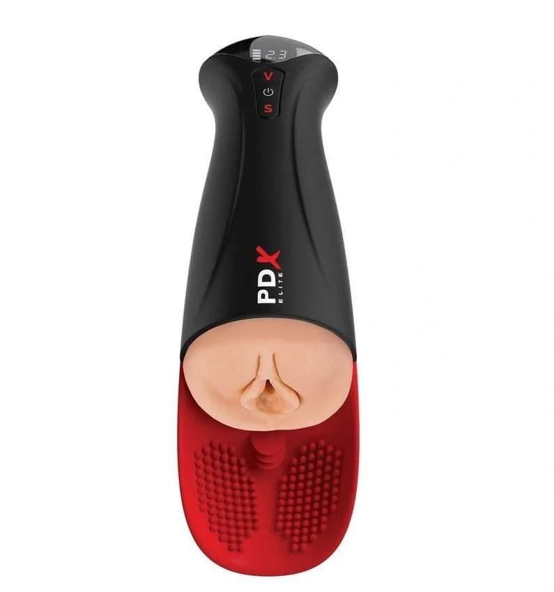 PIPEDREAM Masturbator Vagin Fuck-O-Matic Pro XL 5 Moduri Vibratie 5 Moduri Suctiune Natural 35 cm