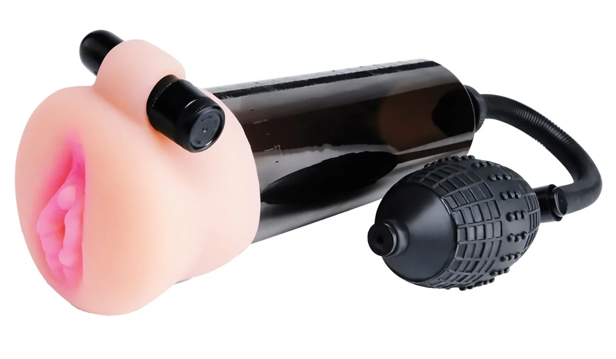 PIPEDREAM Set Pompa de Penis cu Balon Worx Travel Trio Pump 3 Mansoane 1 Glont Vibrator Negru