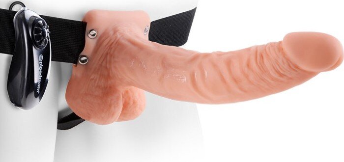 PIPEDREAM Strap-on Hollow Vibrator Fetish Fantasy 9