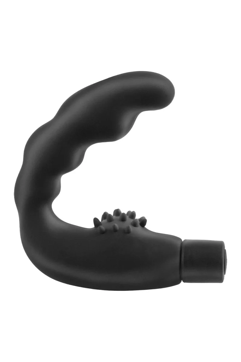 PIPEDREAM Vibrator Anal Reach Around Stimulare Prostata Silicon Negru 11 cm