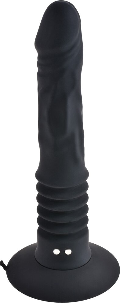 PIPEDREAM Vibrator Ass Fucker 11 Moduri Vibratiii Silicon USB Negru 33.8 cm