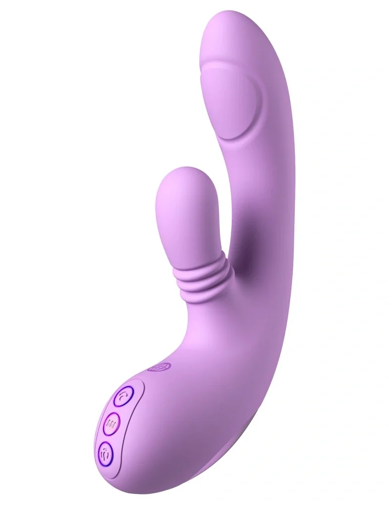 PIPEDREAM Vibrator Rabbit intiMotion Flutter Pro 4 Motoare Puternice Functii Multiple Silicon USB Magnetic Silicon Mov 20.6 cm
