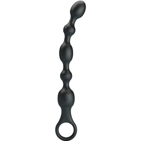 PRETTYLOVE Bile Anale Pretty Love Van 10 Moduri Vibratii Silicon Negru 24.8 cm