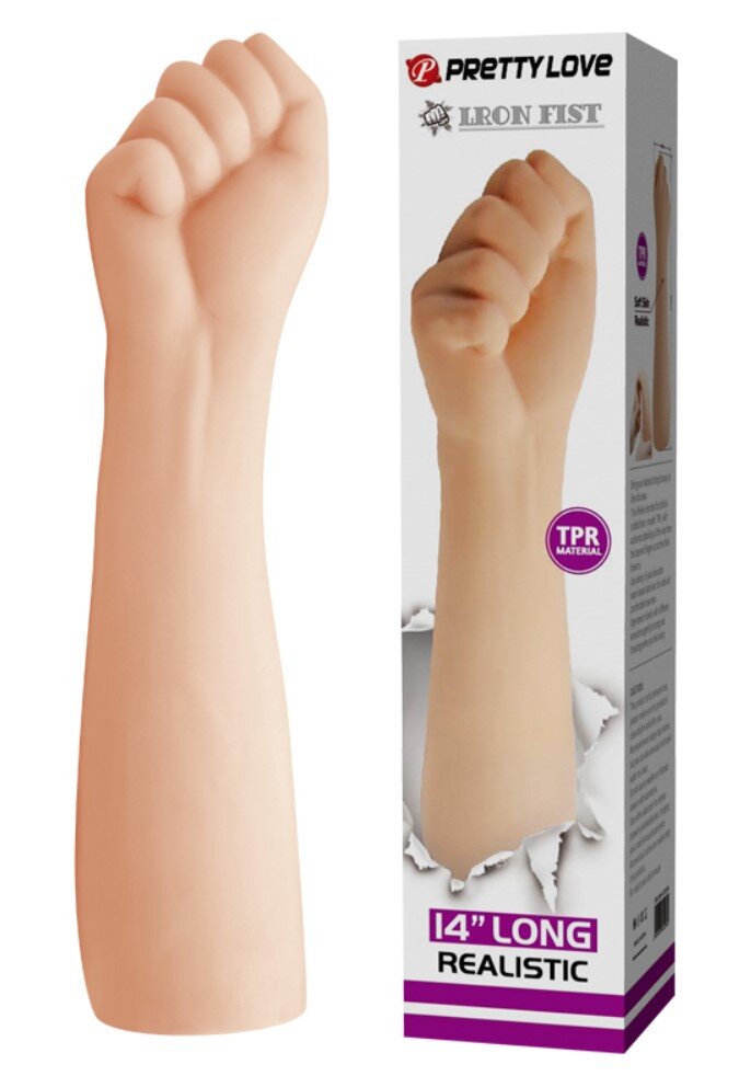 PRETTYLOVE Dildo Pretty Love Iron Fist TPR Natural 36 cm