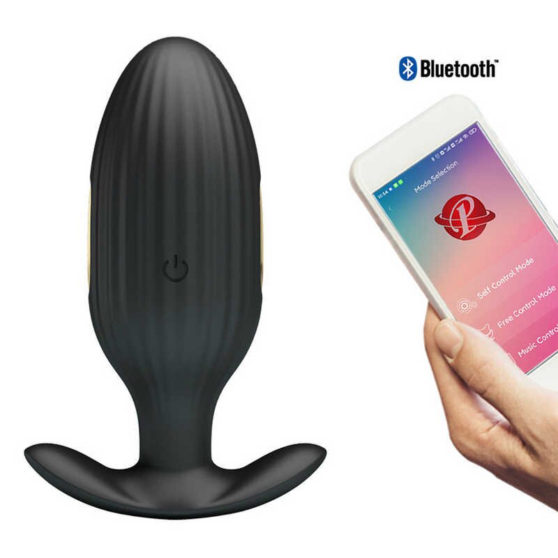PRETTYLOVE Dop Anal Jefferson Electric Shock 18K Gold Bluetooth Control Free App