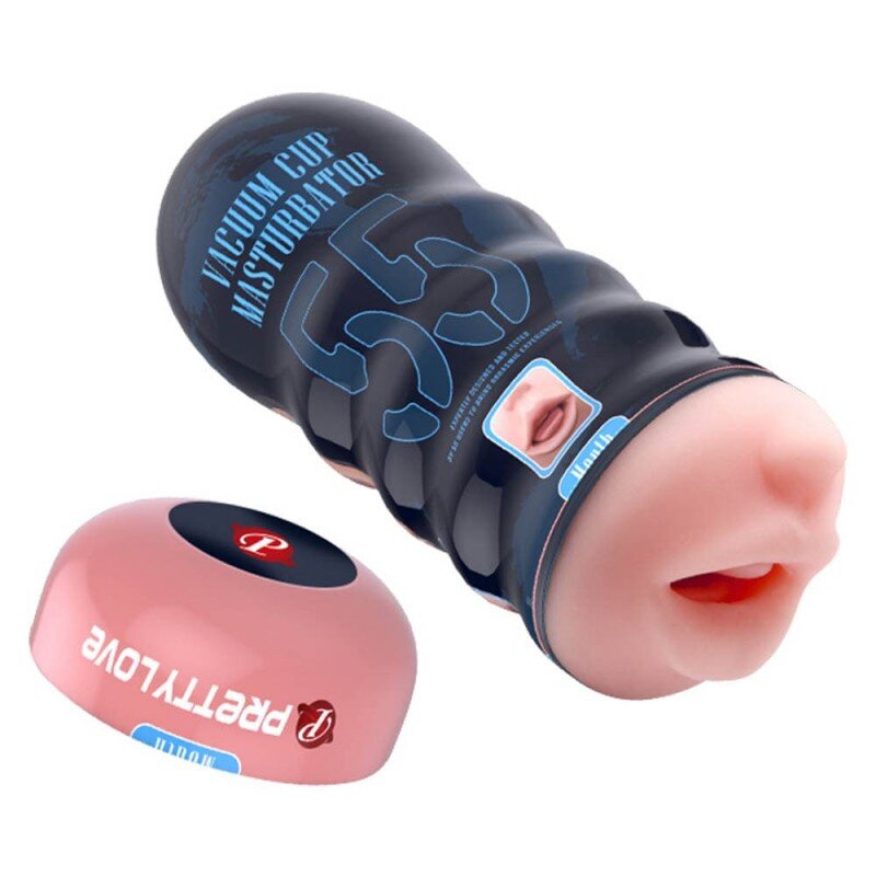 PRETTYLOVE Masturbator Vacuum Cup - Gura Natural