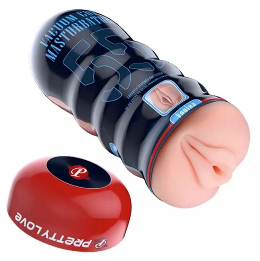 PRETTYLOVE Masturbator Vacuum Cup - Vagina Natural