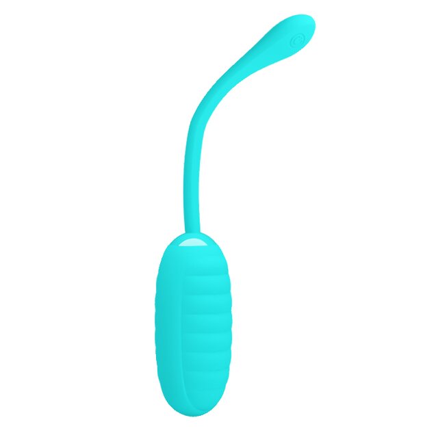 PRETTYLOVE Ou Vibrator Kirk 12 Moduri Vibratii Silicon USB Verde