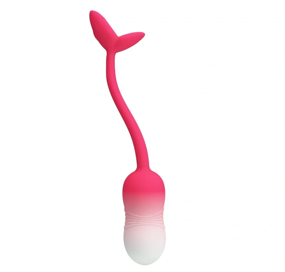 PRETTYLOVE Ou Vibrator Poulsen Bluetooth Control Free App Silicon USB Roz