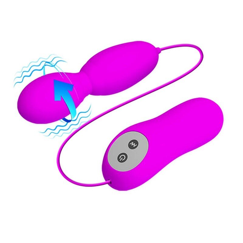 PRETTYLOVE Ou Vibrator Pretty Love Vega 12 Moduri Vibratii si Rotatii Silicon Mov