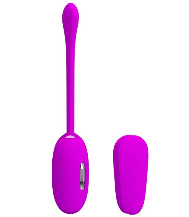 PRETTYLOVE Ou Vibrator Shock Fun 7 Moduri Vibratii 3 Moduri Electrosocuri Silicon USB Mov