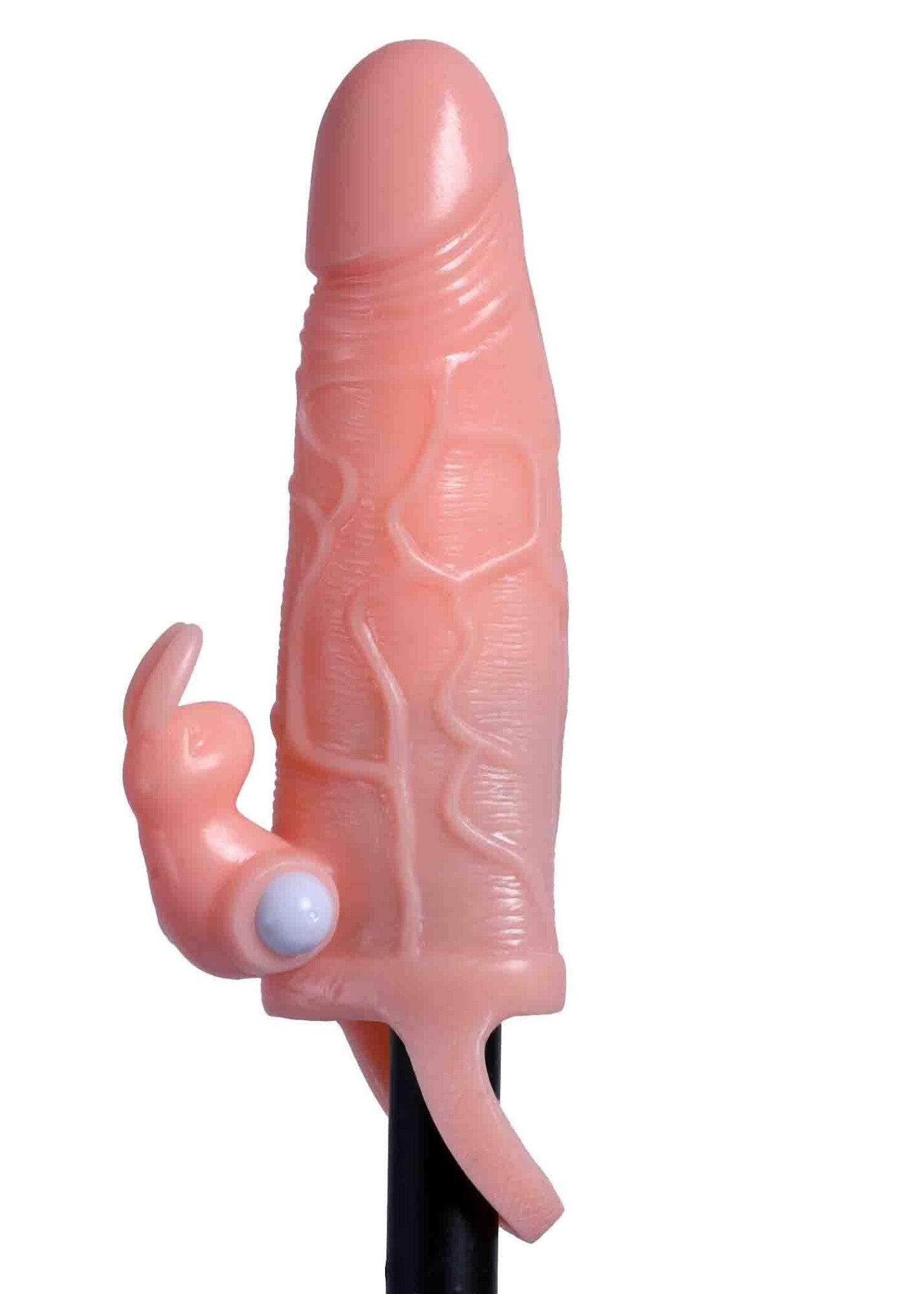 PRETTYLOVE Prelungitor Penis Brave Man cu Vibratii +5 cm Natural