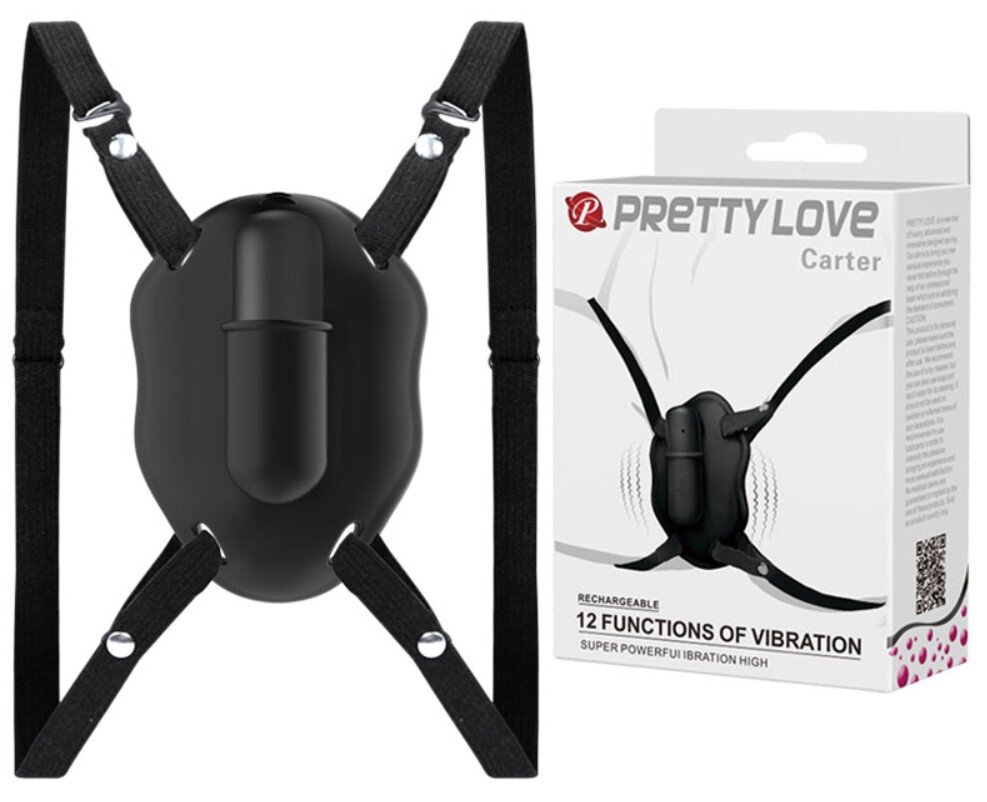 PRETTYLOVE Stimulator Clitoris Pretty Love Carter 12 Moduri Vibratii Silicon USB Negru