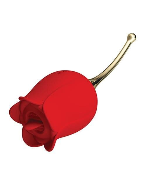 PRETTYLOVE Stimulator Rose Lover 24 Moduri Stimulatoare Silicon USB Rosu
