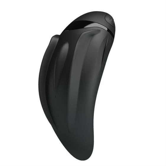 PRETTYLOVE Stimulator Wearable Teaser 10 Moduri Vibratii Silicon Negru 10.5 cm