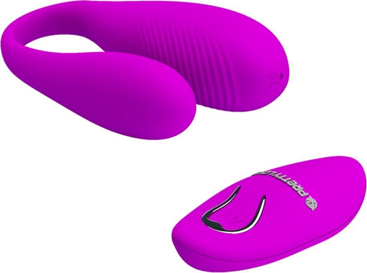 PRETTYLOVE Vibrator Aldrich 12 Moduri Vibratii Silicon USB Remote Control Mov