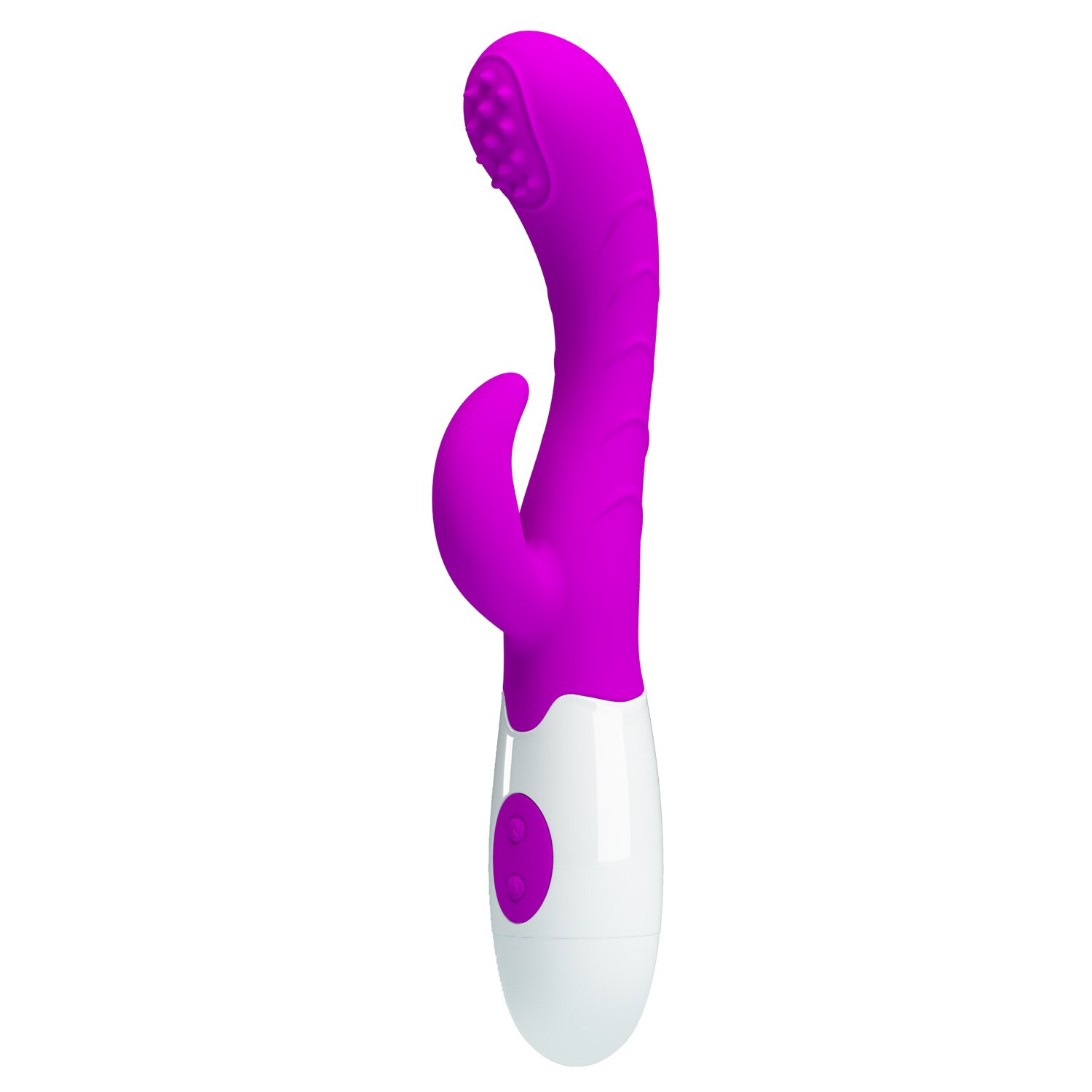 PRETTYLOVE Vibrator Iepuras Arthur 7 Moduri Vibratii Silicon Mov 20 cm