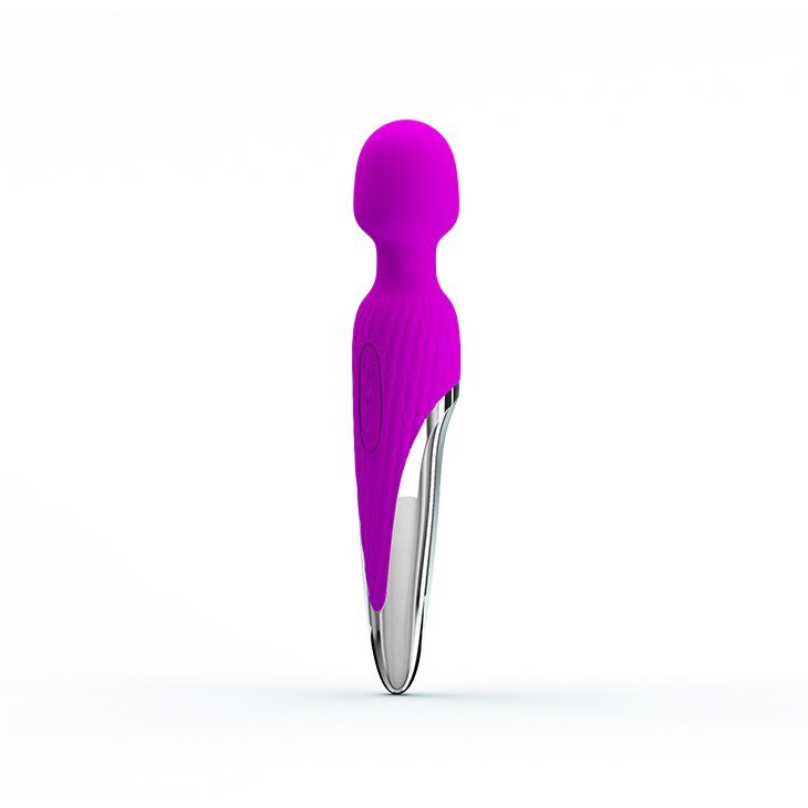 PRETTYLOVE Vibrator Masaj Nathaniel 7 Moduri Vibratii&5 Intensitati Viteza Silicon USB Mov 26 cm