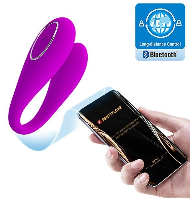 PRETTYLOVE Vibrator Pretty Love August Bluetooth Control Free App Silicon USB Mov