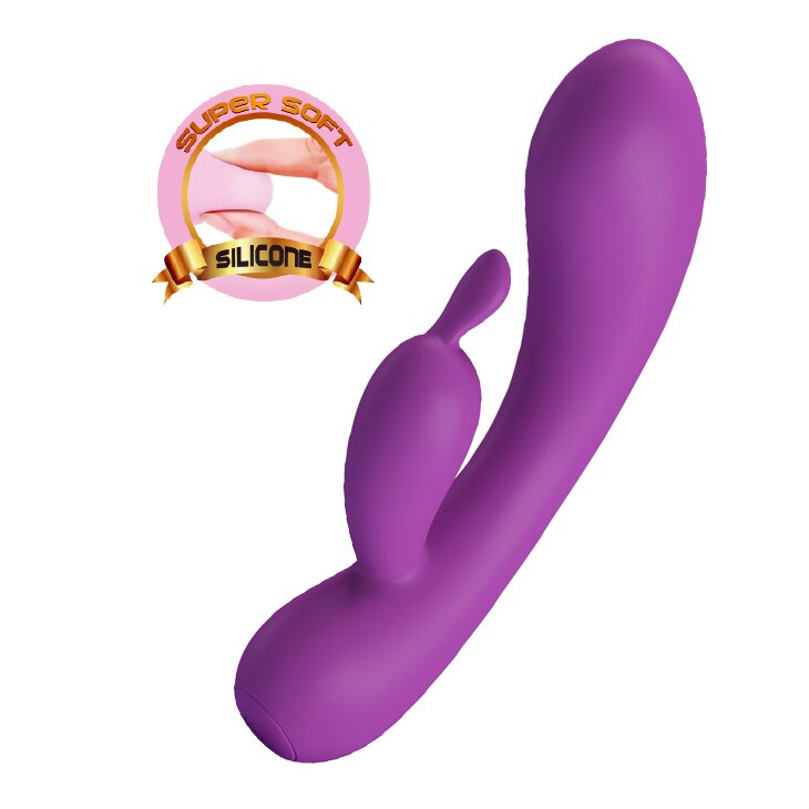 PRETTYLOVE Vibrator Pretty Love Grace 12 Moduri Vibratii Silicon Super Soft Mov 16.5 cm