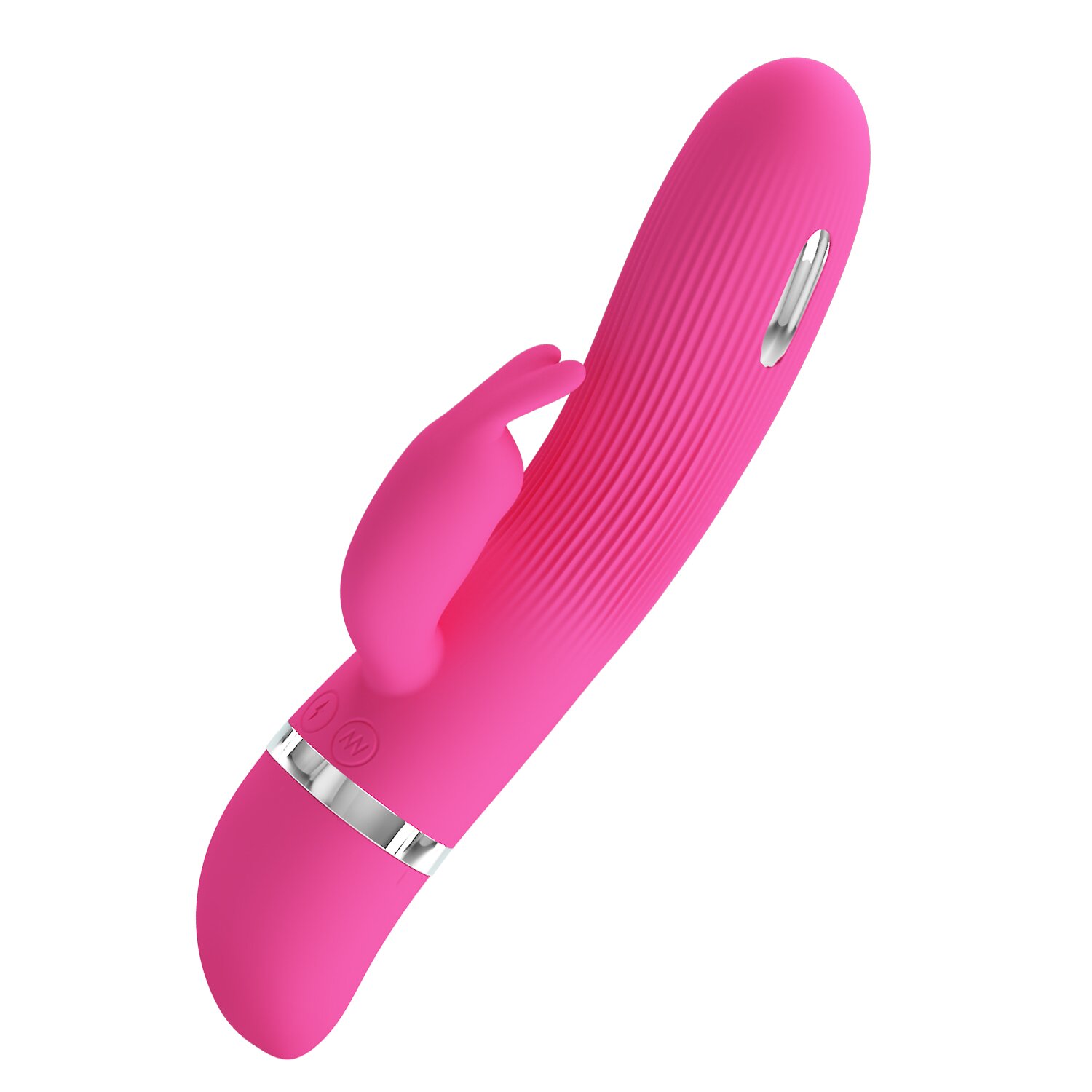 PRETTYLOVE Vibrator Pretty Love Ingram Electric Shock 7 Moduri Vibratii Silicon Roz 19.2 cm