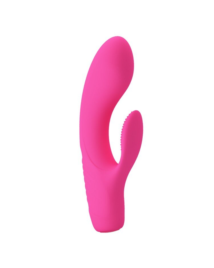 PRETTYLOVE Vibrator Tim 12 Moduri Vibratii Silicon Roz 15.5 cm