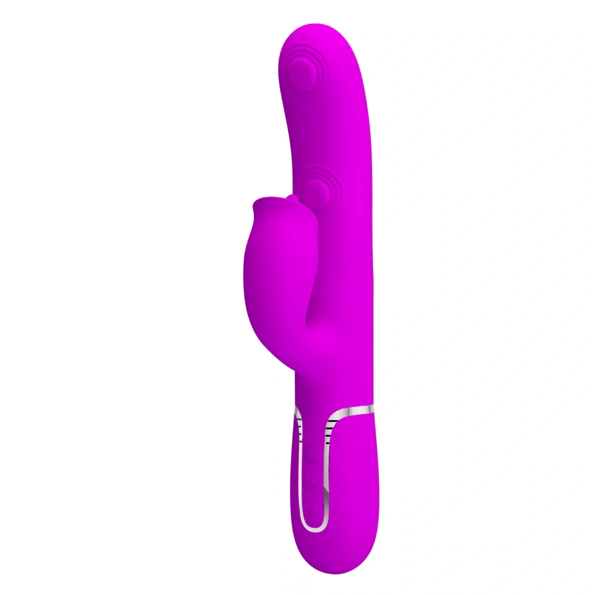PRETTYLOVE Vibrator Twinkled Tenderness Gigi 7 Moduri Pulsare 7 Moduri Licking Silicon USB Roz 22.8 cm