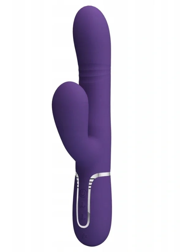 PRETTYLOVE Vibrator Twinkled Tenderness Mariana 4 in 1 Silicon USB Mov 22.6 cm